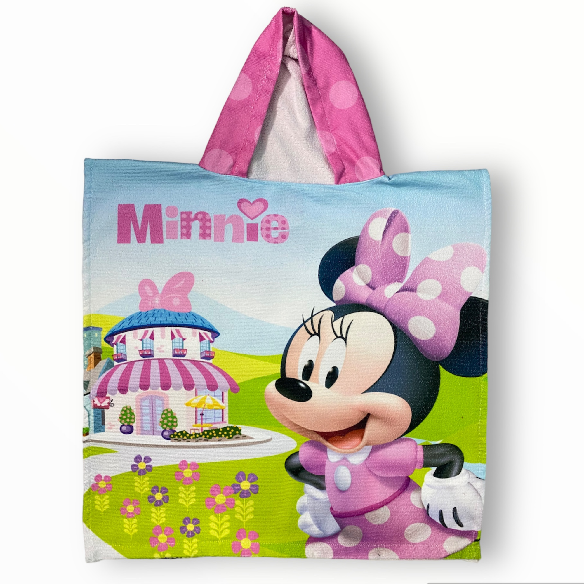 Poncho Con Capucha Minnie Mouse