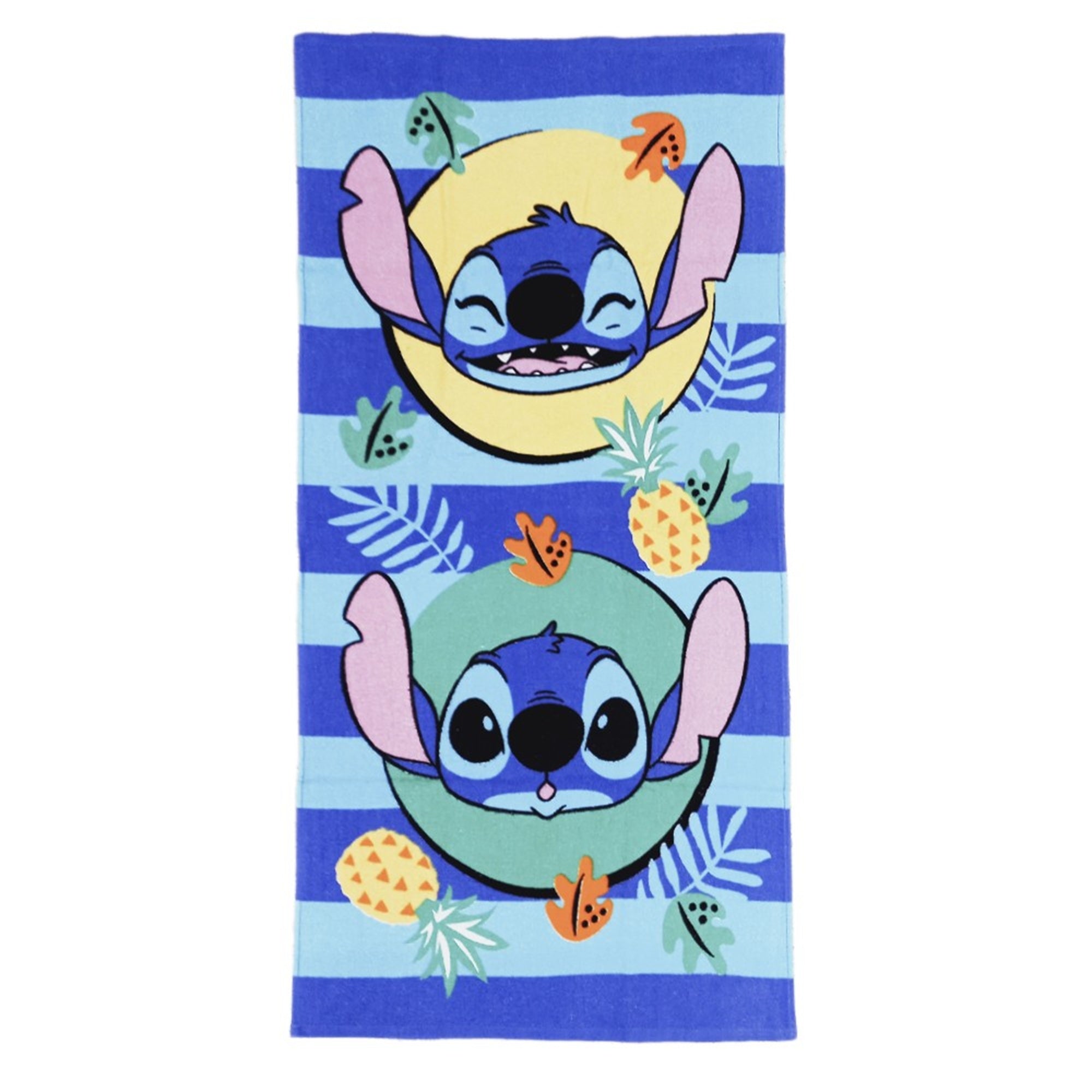 Toalla infantil Stitch de 60 x 120 cm.