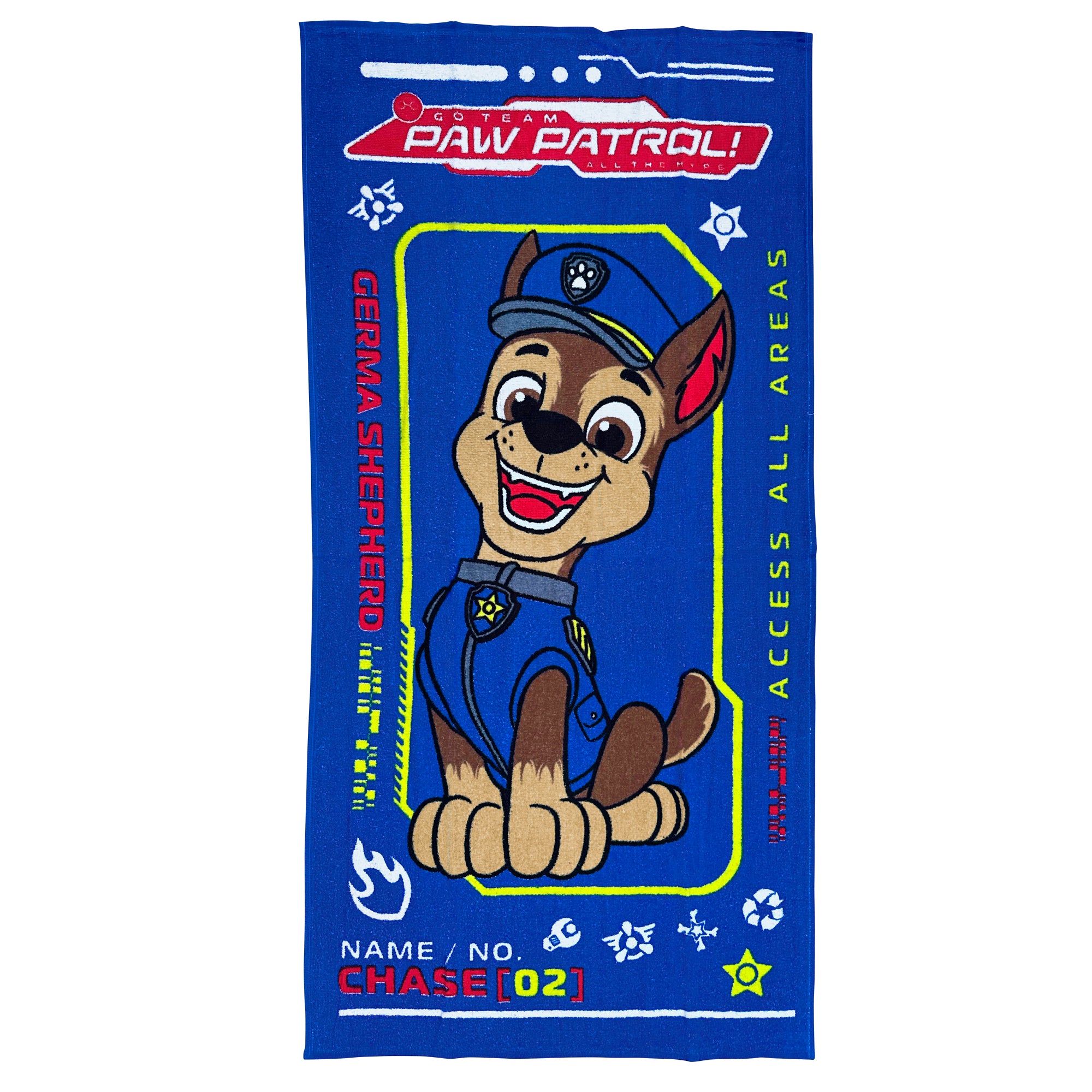 Toalla Infantil Paw Patrol Chase.